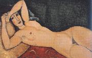 Amedeo Modigliani Recling Nude with Arm Across Her Forehead (mk39) Sweden oil painting reproduction